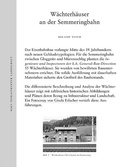 Cover: W&auml;chterh&auml;user an der Semmeringbahn: Haus Infrastruktur Landschaft - Studien Verlag