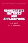 Cover: Nonnegative Matrices and Applications - Cambridge University Press