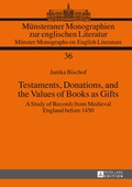 Cover: Testaments, Donations, and the Values of Books as Gifts - Peter Lang Verlag