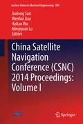 Cover: China Satellite Navigation Conference (CSNC) 2014 Proceedings: Volume I - Springer