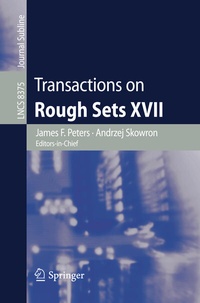 Abbildung von: Transactions on Rough Sets XVII - Springer