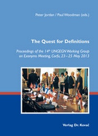 Enlarge image Cover: The Quest for Definitions - Kovac, Dr. Verlag