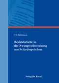 Abbildung von: Rechtsbehelfe in der Zwangsvollstreckung aus Schiedssprüchen - Kovac, Dr. Verlag