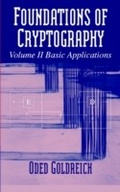 Cover: Foundations of Cryptography: Volume 2, Basic Applications - Cambridge University Press