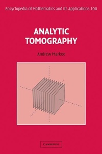 Enlarge image Cover: Analytic Tomography - Cambridge University Press