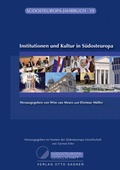 Cover: Institutionen und Kultur in Suedosteuropa - Peter Lang Verlag