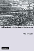Cover: British Poetry in the Age of Modernism - Cambridge University Press