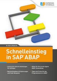 Enlarge image Cover: Schnelleinstieg in ABAP - Espresso Tutorials