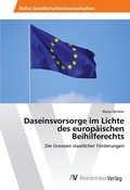 Cover: Daseinsvorsorge im Lichte des europaeischen Beihilferechts - AV Akademikerverlag