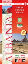 Cover: Albania hiking & biking 1:50000 - Huber Kartographie