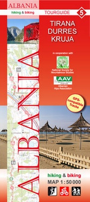 Abbildung von: Albania hiking & biking 1:50000 - Huber Kartographie
