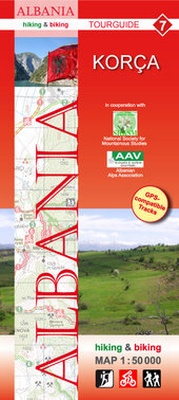 Abbildung von: Albania hiking & biking 1:50000 - Huber Kartographie