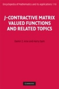 Enlarge image Cover: J-Contractive Matrix Valued Functions and Related Topics - Cambridge University Press