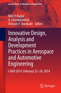 Enlarge image Cover: Innovative Design, Analysis and Development Practices in Aerospace and Automotive Engineering - Springer