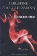 Cover: Est&eacute;tica de lo ef&iacute;mero - Arena Libros S.L.