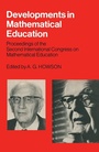 Cover: Developments in Mathematical Education - Cambridge University Press