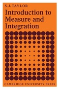 Cover: Introduction to Measure and Integration - Cambridge University Press