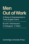 Cover: Men Out of Work - Cambridge University Press