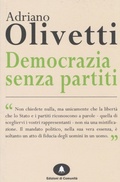 Cover: Democrazia senza partiti - Humana Civilitas;Edizioni di Comunit&agrave;