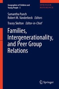 Cover: Families, Intergenerationality, and Peer Group Relations - Springer