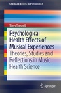 Cover: Psychological Health Effects of Musical Experiences - Springer