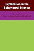 Cover: Explanation in the Behavioural Sciences - Cambridge University Press