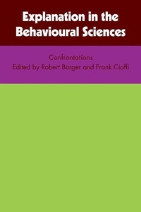 Enlarge image Cover: Explanation in the Behavioural Sciences - Cambridge University Press