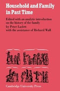 Cover: Household and Family in Past Times - Cambridge University Press