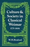 Cover: Culture and Society in Classical Weimar 1775-1806 - Cambridge University Press