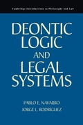 Cover: Deontic Logic and Legal Systems - Cambridge University Press