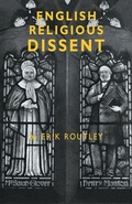 Cover: English Religious Dissent - Cambridge University Press