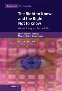 Enlarge image Cover: The Right to Know and the Right Not to Know - Cambridge University Press