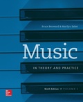 Cover: Music in Theory and Practice, Volume 1 - McGraw Hill Higher Education