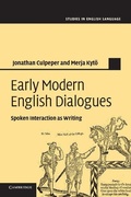 Cover: Early Modern English Dialogues - Cambridge University Press