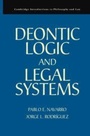 Cover: Deontic Logic and Legal Systems - Cambridge University Press