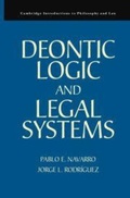 Cover: Deontic Logic and Legal Systems - Cambridge University Press