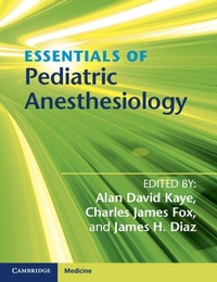 Enlarge image Cover: Essentials of Pediatric Anesthesiology - Cambridge University Press