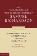 Cover: Correspondence with Aaron Hill and the Hill Family - Cambridge University Press