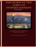 Cover: The Word of the Lord to Stephen Hanson--Volume I - Lulu.com