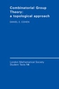 Cover: Combinatorial Group Theory - Cambridge University Press