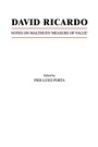 Cover: David Ricardo - Cambridge University Press