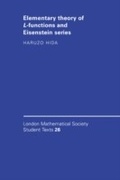 Cover: Elementary Theory of L-functions and Eisenstein Series - Cambridge University Press
