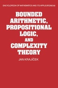 Cover: Bounded Arithmetic, Propositional Logic and Complexity Theory - Cambridge University Press