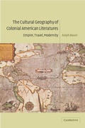 Cover: The Cultural Geography of Colonial American Literatures - Cambridge University Press
