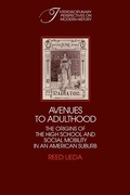 Cover: Avenues to Adulthood - Cambridge University Press