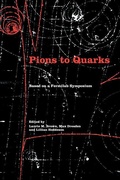 Cover: Pions to Quarks - Cambridge University Press