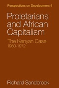 Cover: Proletarians and African Capitalism - Cambridge University Press