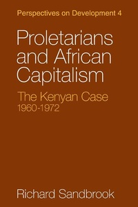 Enlarge image Cover: Proletarians and African Capitalism - Cambridge University Press