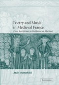 Cover: Poetry and Music in Medieval France - Cambridge University Press