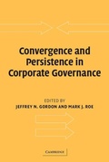 Cover: Convergence and Persistence in Corporate Governance - Cambridge University Press